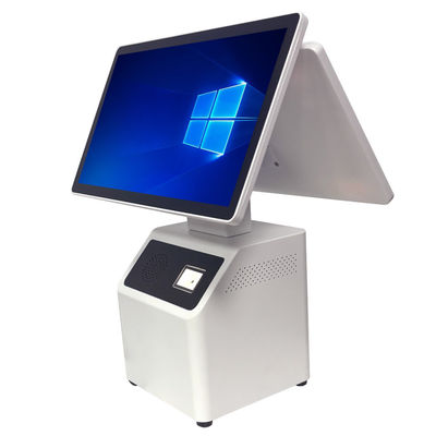 15.6'' 터치 스크린 POS 시스템 내장 1D/2D 스캐너 검은색 또는 흰색