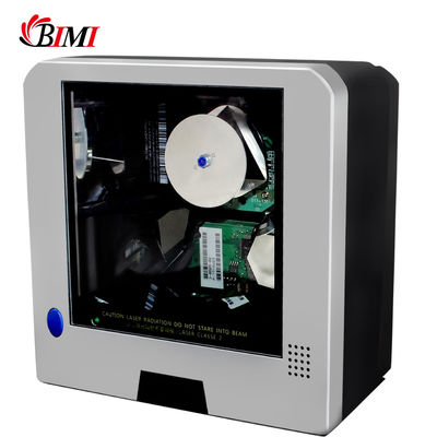 슈퍼마켓 POS 플랫폼 1D 레이저 바코드 스캐너 및 15.2cm/6.0in 필드 깊이