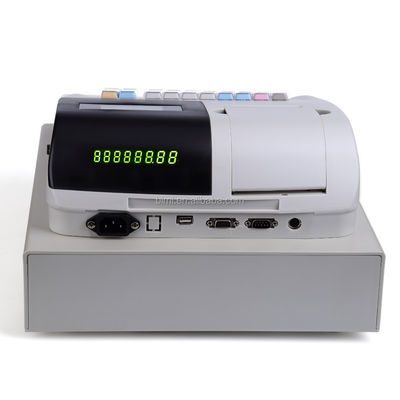 슈퍼마켓 및 레스토랑용 128mm * 64mm LCD 클러크 디스플레이 미니 열 영수증 프린터
