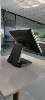 비미 POS-0092S 15인치 POS 시스템, 알루미늄 합금 스탠드 및 VESA 75X75 지원