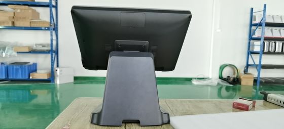 비미 POS-0092S 15인치 POS 시스템, 알루미늄 합금 스탠드 및 VESA 75X75 지원