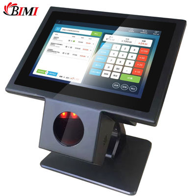 슈퍼마켓 10.1인치 안드로이드 7.1 시스템 SSD 8G 터치 스크린 POS 바코드 스캐너 Bimi
