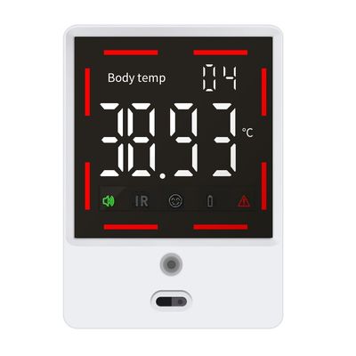 비 접촉 디지털 손바닥 팔 온도 측정기 LCD 디스플레이 및 열 경보 기능