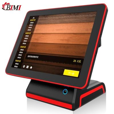 15인치 POS 레스토랑 의류 상점 책 상점 흰색/검은 J1800/J1900/I5 CPU